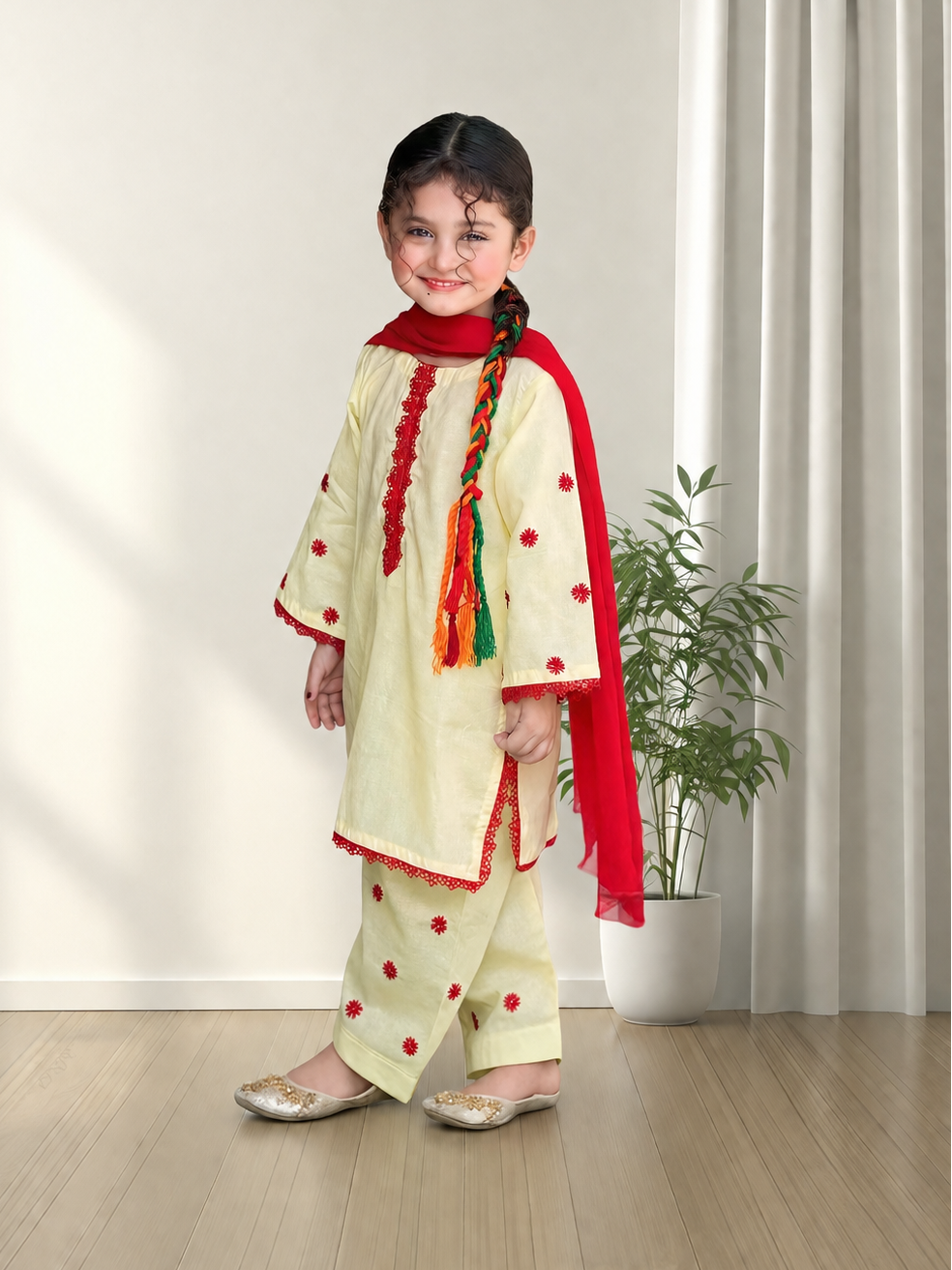 Hand Embroidered 3 Piece Lawn Suit