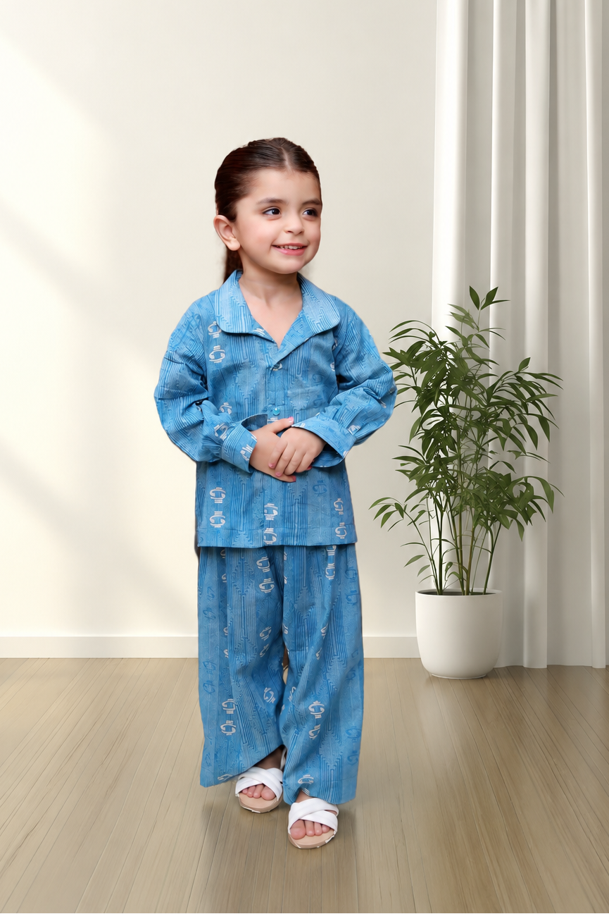 Kids Co-Ord Set – Shirt + Trouser + 1 pin