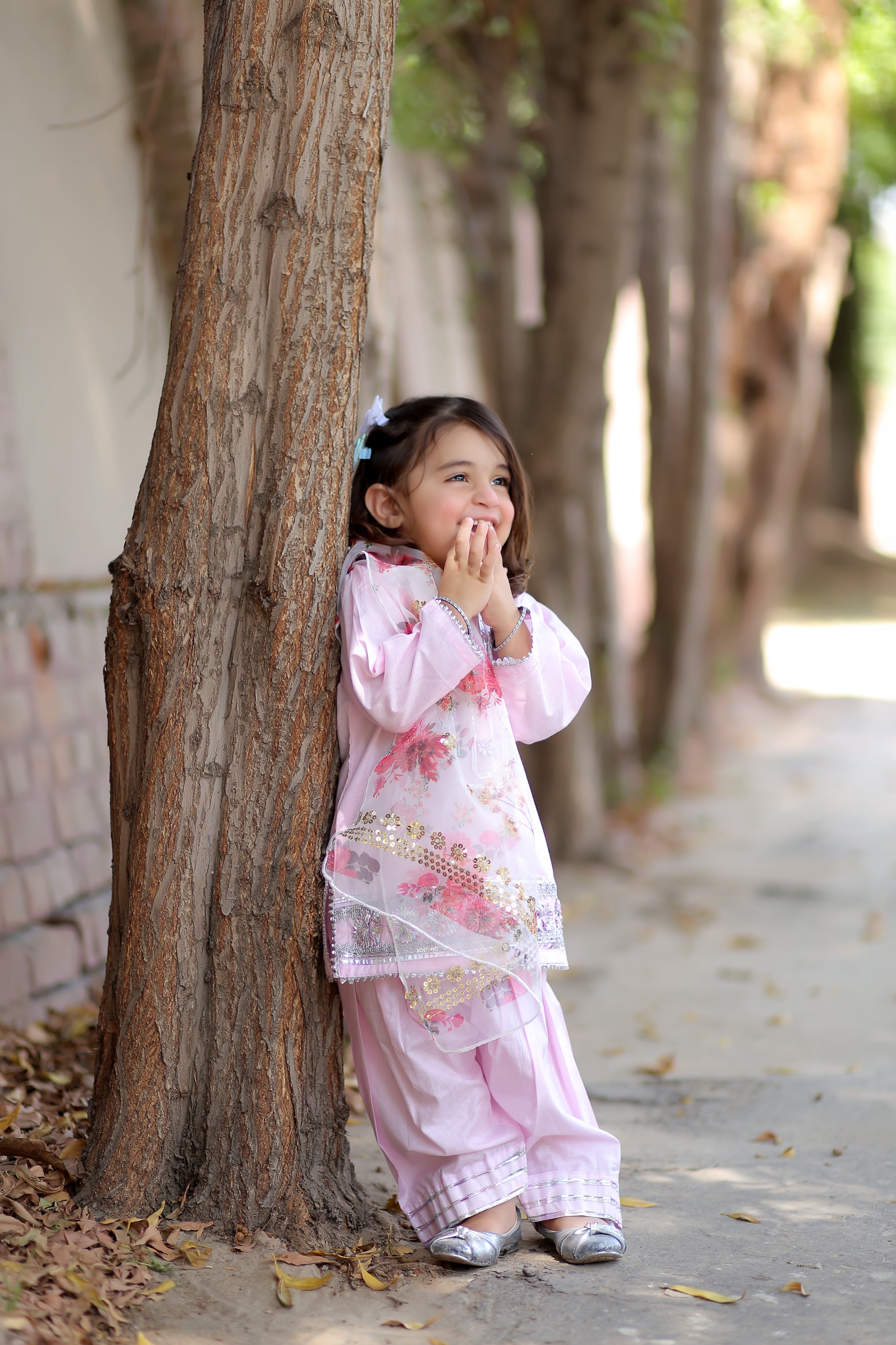 3 Piece Lawn Suit with Farshi Shalwar