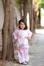 3 Piece Lawn Suit with Farshi Shalwar
