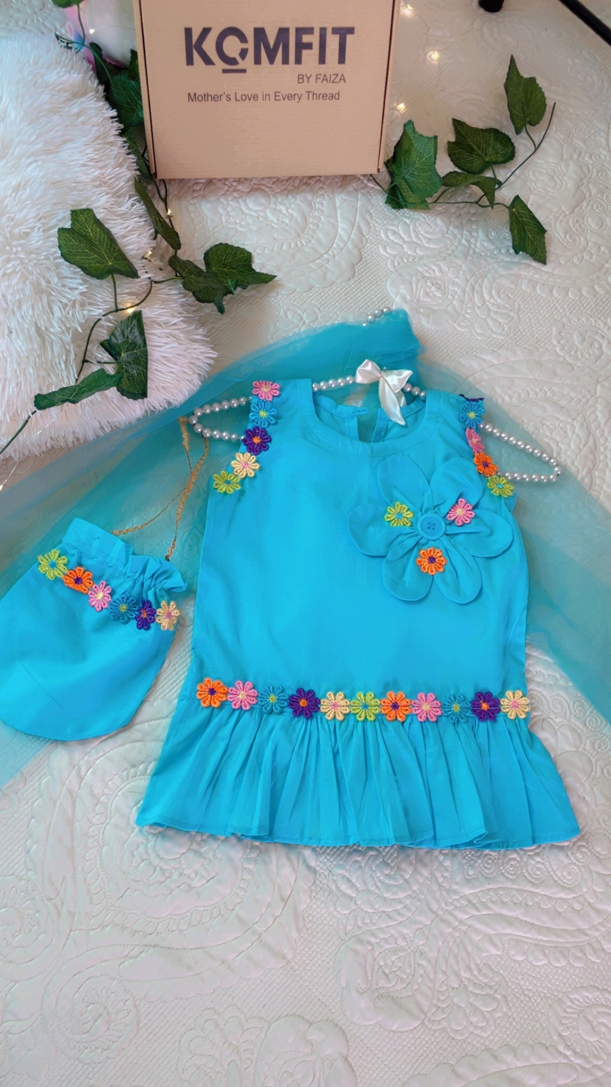 4 Pc Lawn Top-Sunshine Blossom