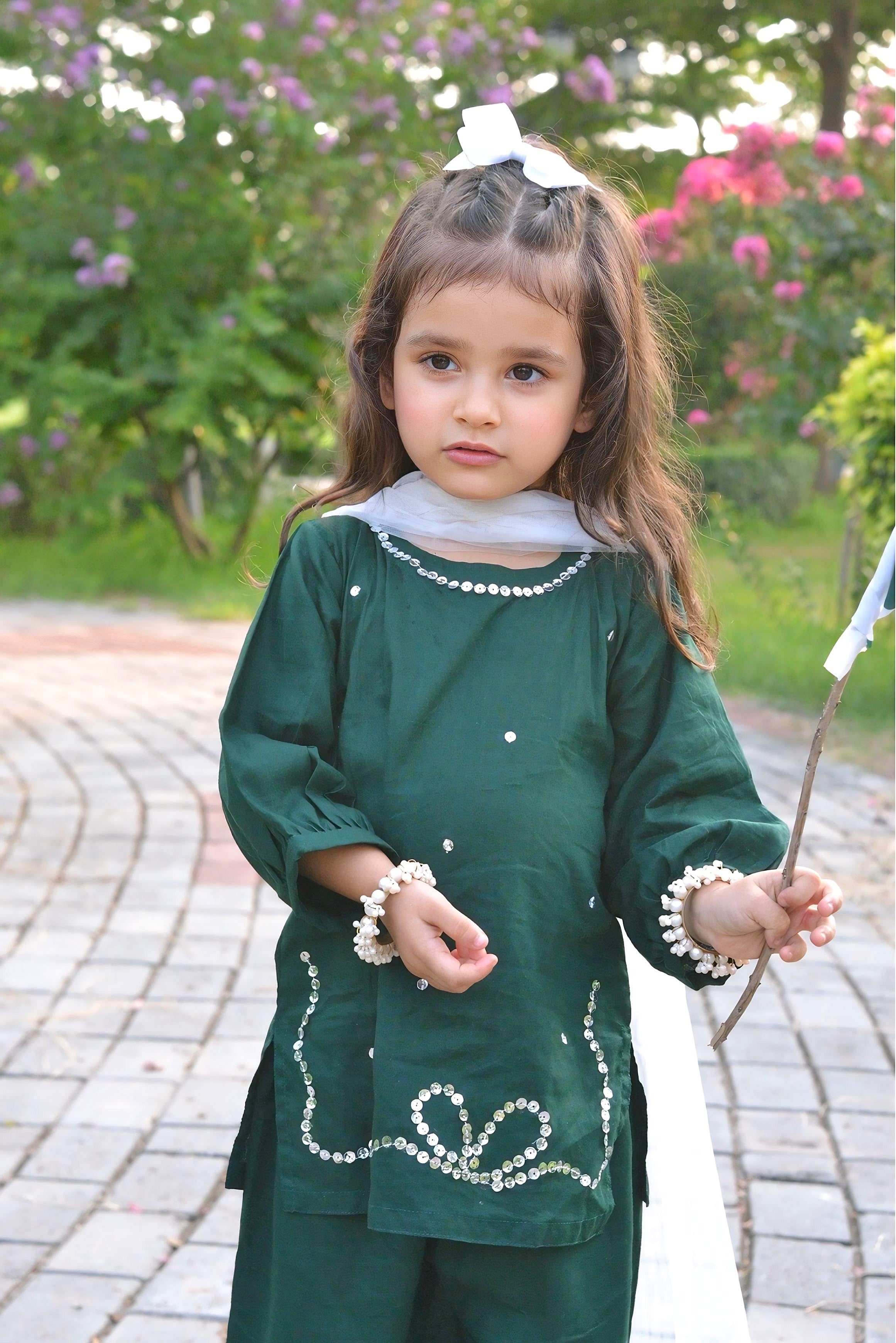 Girls 3 Pc Lawn Suit