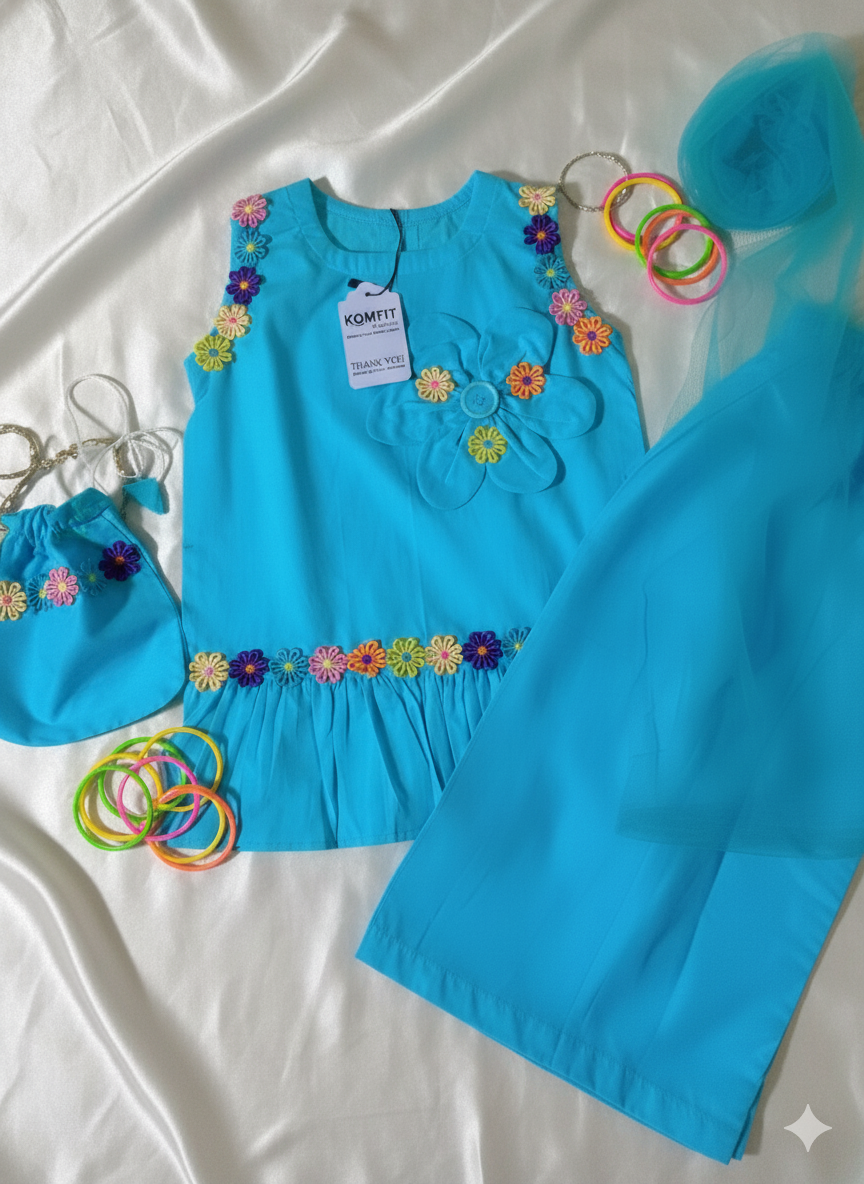 4 Pc Lawn Top-Sunshine Blossom