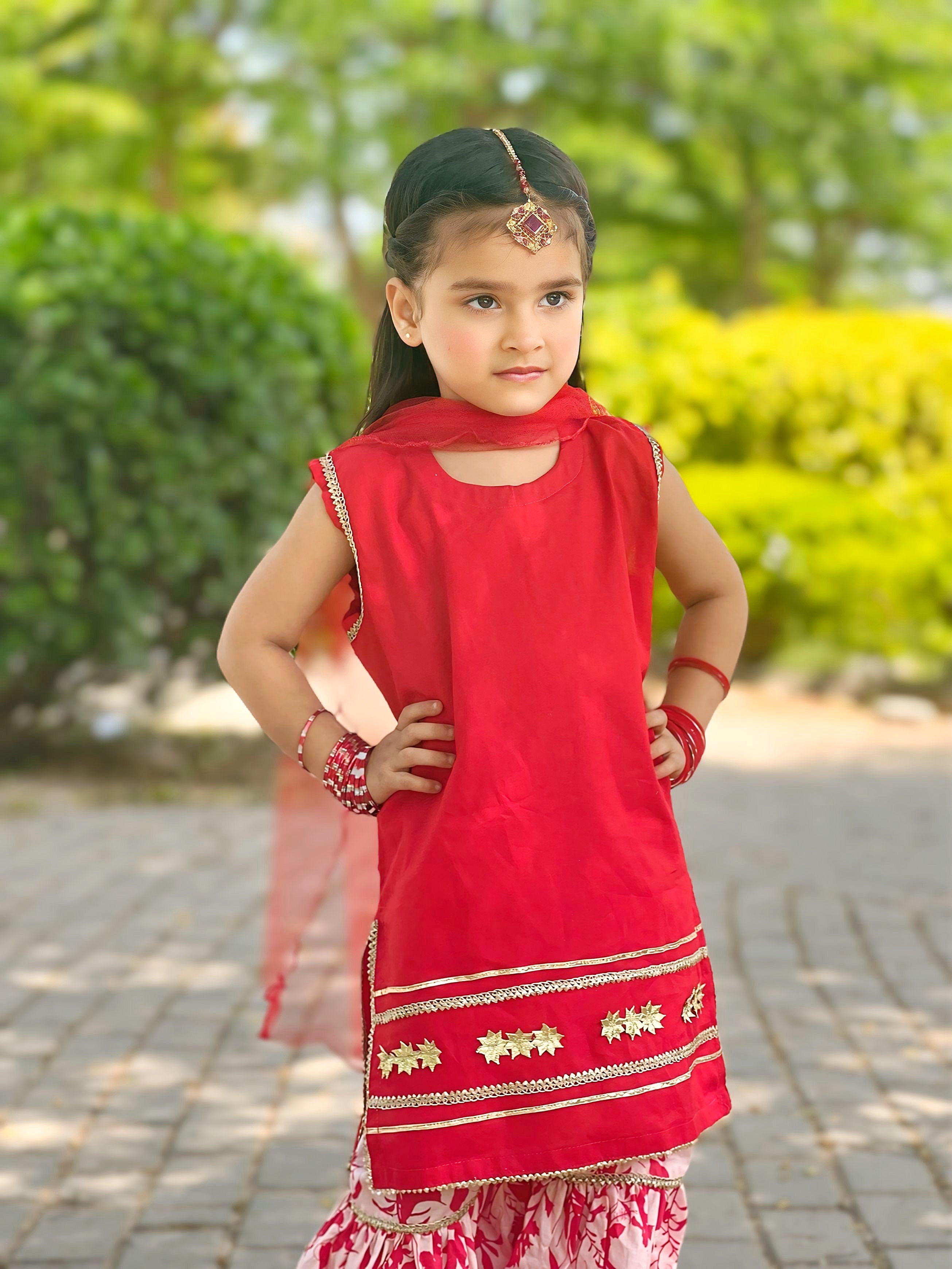 Lawn Sharara Set 3 Piece