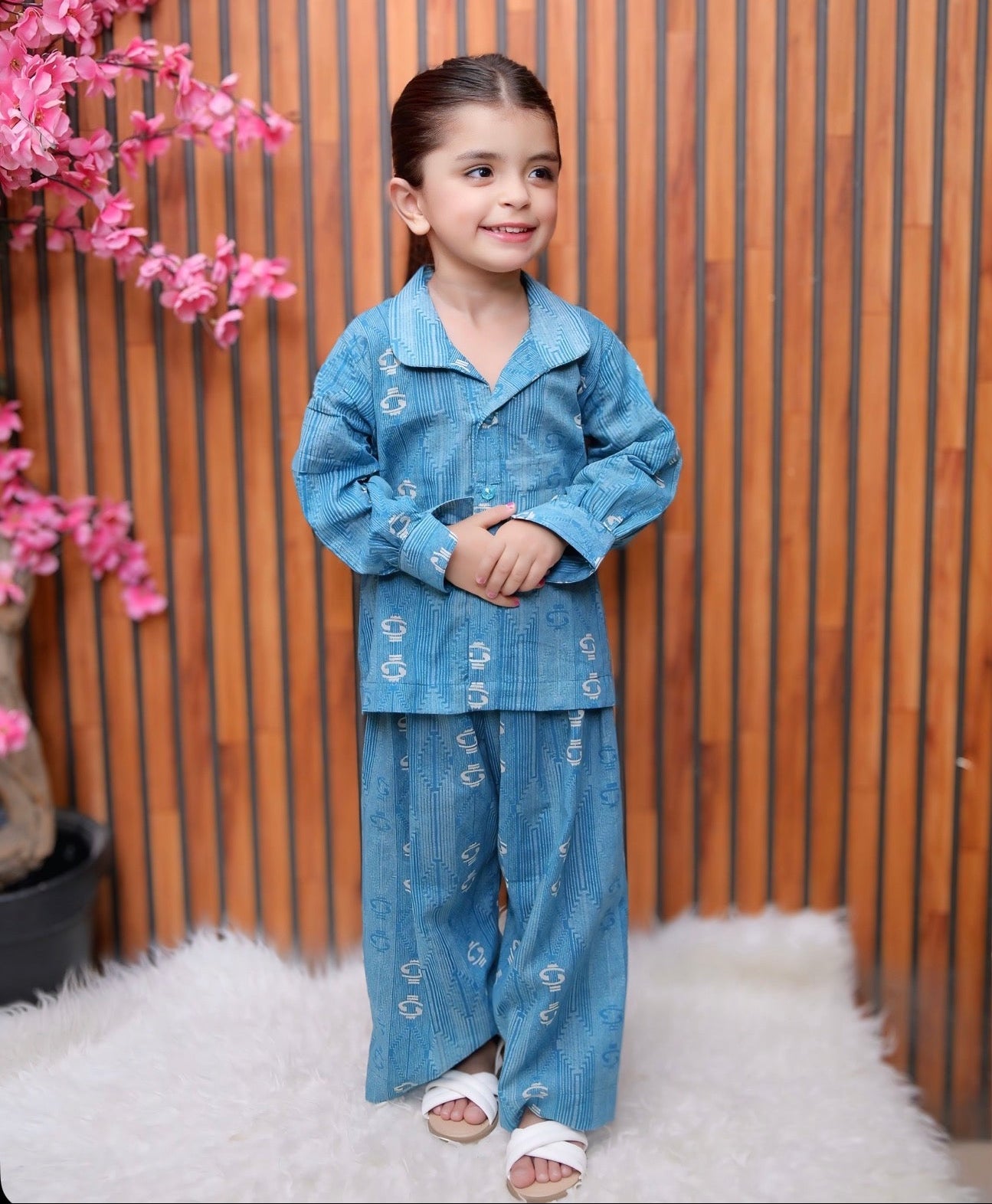 Kids Co-Ord Set – Shirt + Trouser + 1 pin