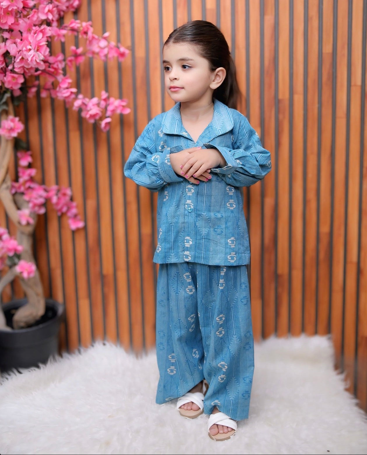 Kids Co-Ord Set – Shirt + Trouser + 1 pin