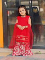 Lawn Sharara Set 3 Piece