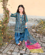 Farshi Shalwar Set- Embroidered Festive Wear