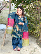 Farshi Shalwar Set- Embroidered Festive Wear