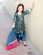 Farshi Shalwar Set- Embroidered Festive Wear
