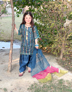 Farshi Shalwar Set- Embroidered Festive Wear