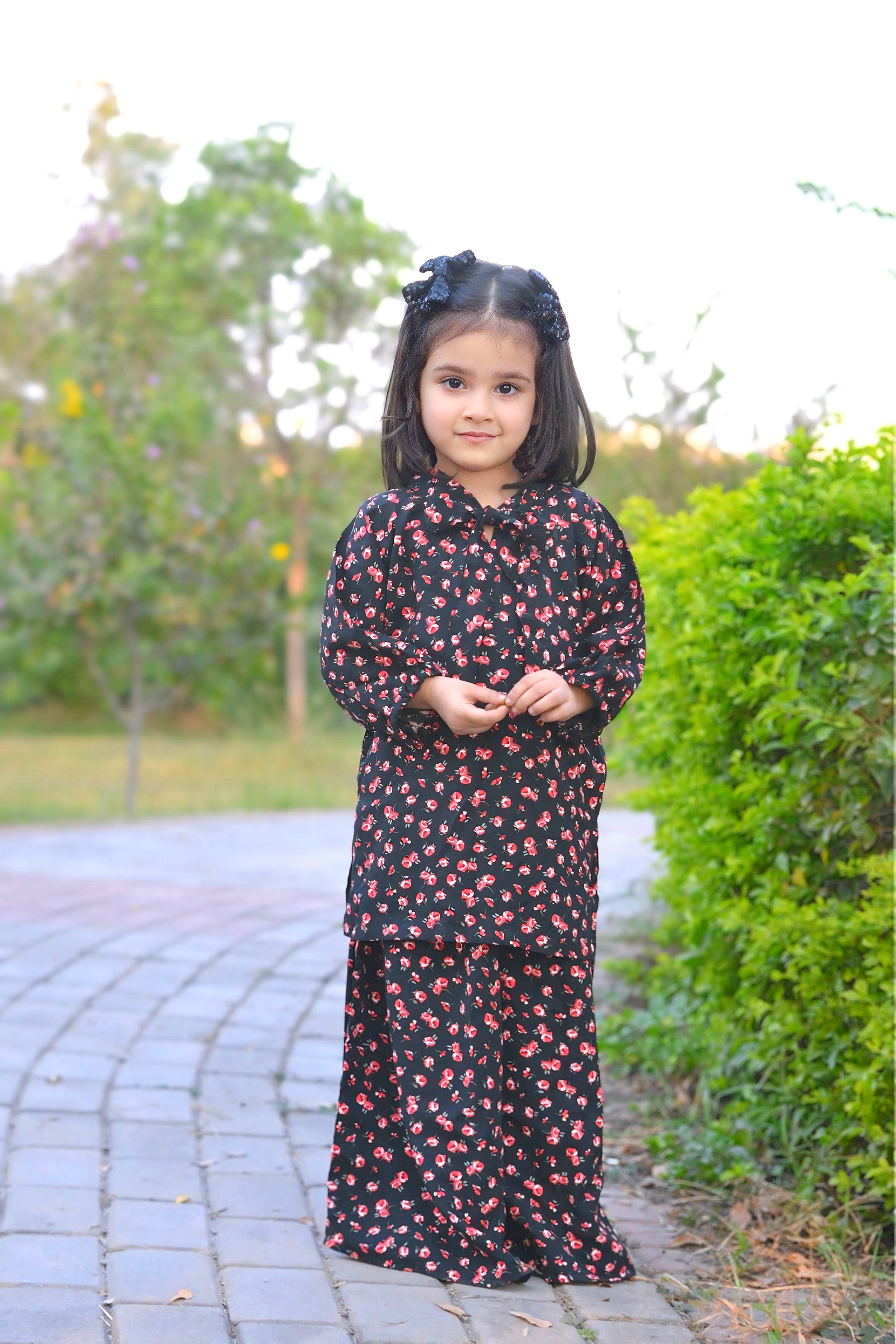 2 Pc  Linen Set – Shirt with Plazo