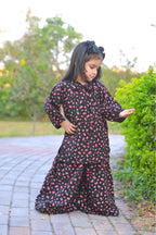 2 Pc  Linen Set – Shirt with Plazo