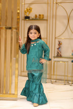 3 Piece Party Wear Sharara Set for Girls