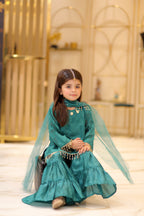 3 Piece Party Wear Sharara Set for Girls