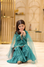 3 Piece Party Wear Sharara Set for Girls
