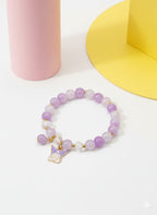 Purple Charm Bracelet