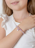 Purple Charm Bracelet