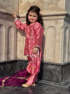 4-Piece Set with Farshi Shalwar