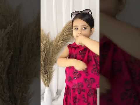 Girls 2 Piece Lawn Cord Set – Cherry Dusk